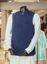 Xiang Yue By Sami Saeed Polyester Stitched Waistcoat SS25XY D-1178-LTBN